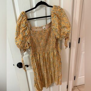 Floral Puff Sleeve Dress Oddi brand